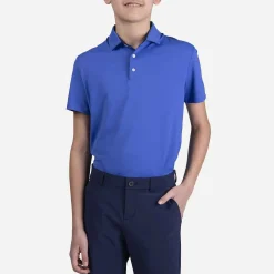 KJUS Boys' Polo Self Collar S/S Mykonos Sale