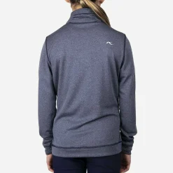 KJUS Girls' Keano Half-Zip Atlanta Blue Melange Shop