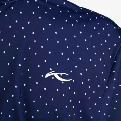 KJUS Girls' Printed Polo S/S Atlanta Blue/White Best Sale