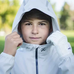 KJUS Juniors Rain Jacket Alloy Hot