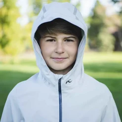 KJUS Juniors Rain Jacket Alloy Hot