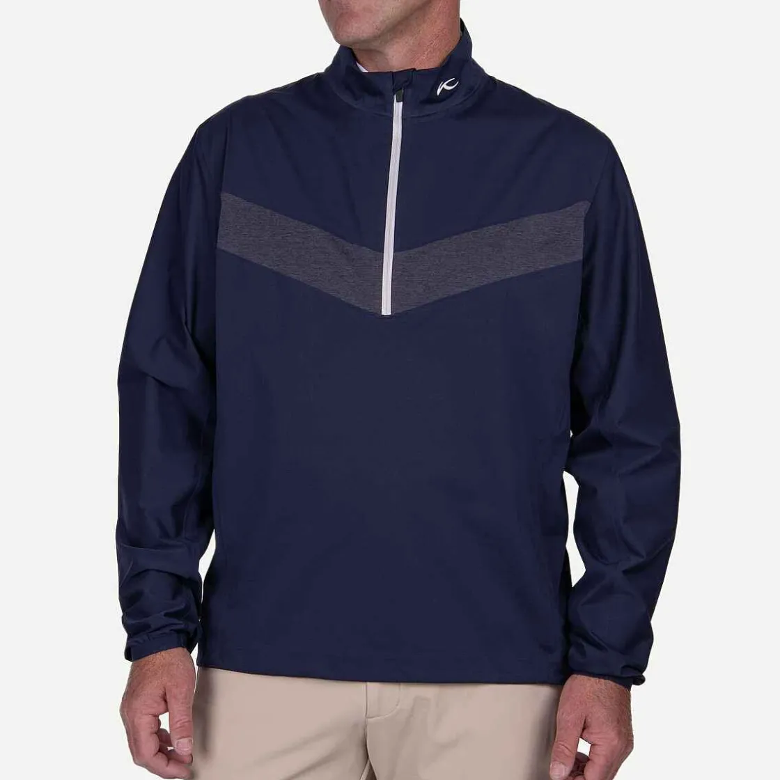 KJUS Men'S Dexter Ii 2.5L Half-Zip Atlanta Blue Melange/Atlanta Blue Online