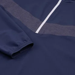 KJUS Men'S Dexter Ii 2.5L Half-Zip Atlanta Blue Melange/Atlanta Blue Online