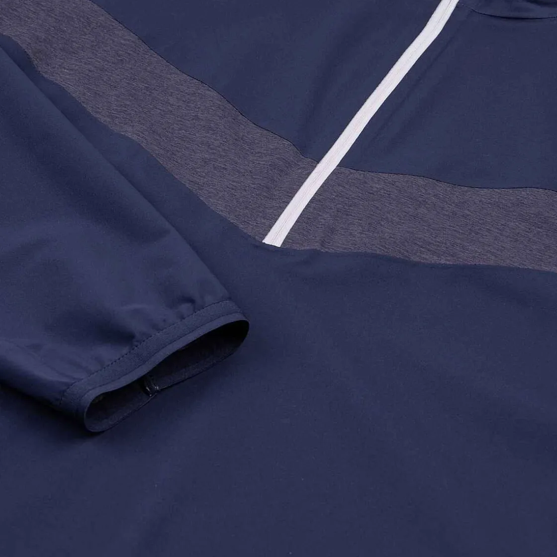 KJUS Men'S Dexter Ii 2.5L Half-Zip Atlanta Blue Melange/Atlanta Blue Online