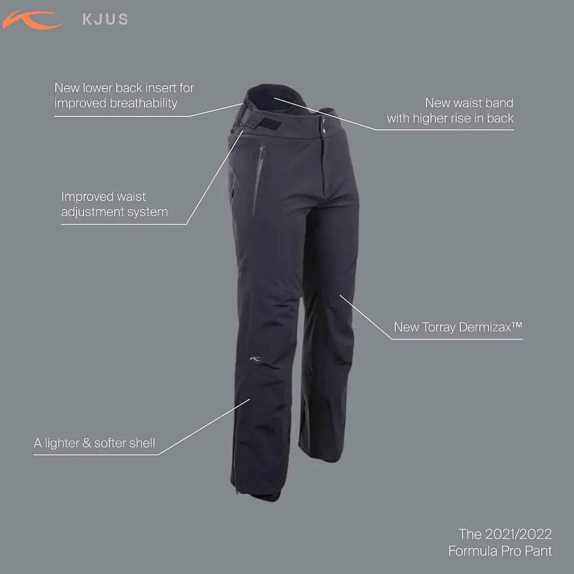 KJUS Men'S Formula Pro Pants White New