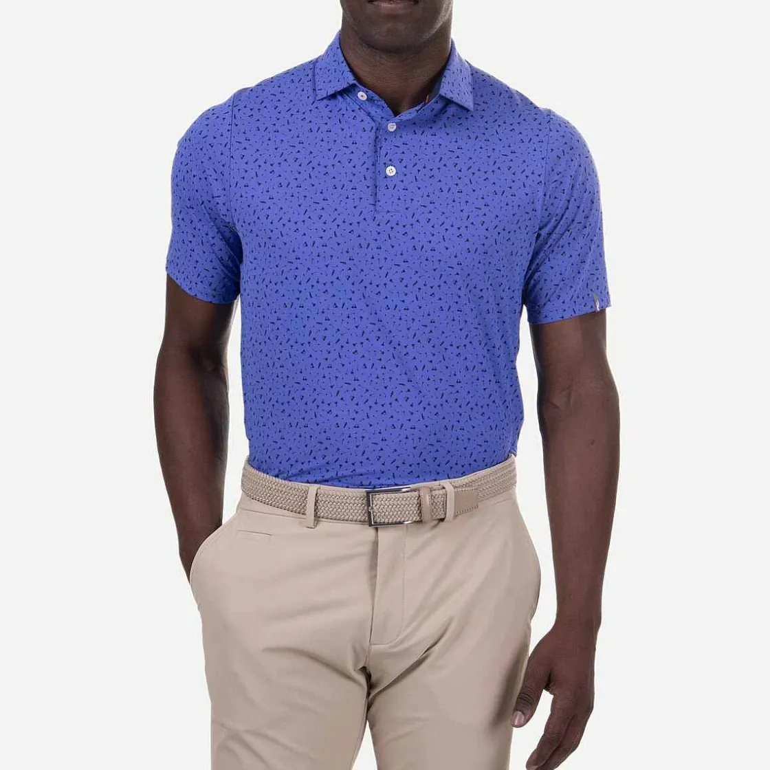 KJUS Men'S Golfer Polo S/S Mykonos/Atlanta Blue Fashion