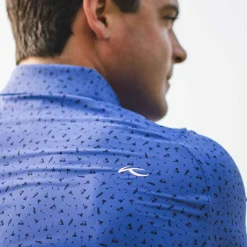 KJUS Men'S Golfer Polo S/S Mykonos/Atlanta Blue Fashion