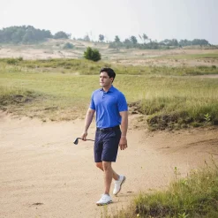 KJUS Men'S Golfer Polo S/S Mykonos/Atlanta Blue Fashion