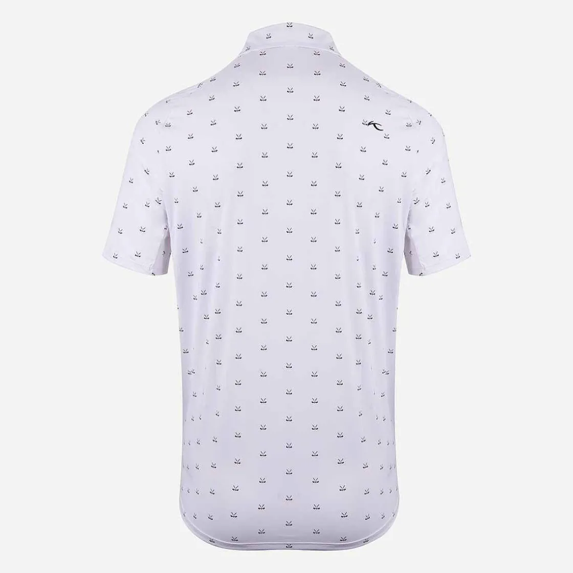 KJUS Men'S Golfer Polo S/S White/Dark Dusk Best Sale