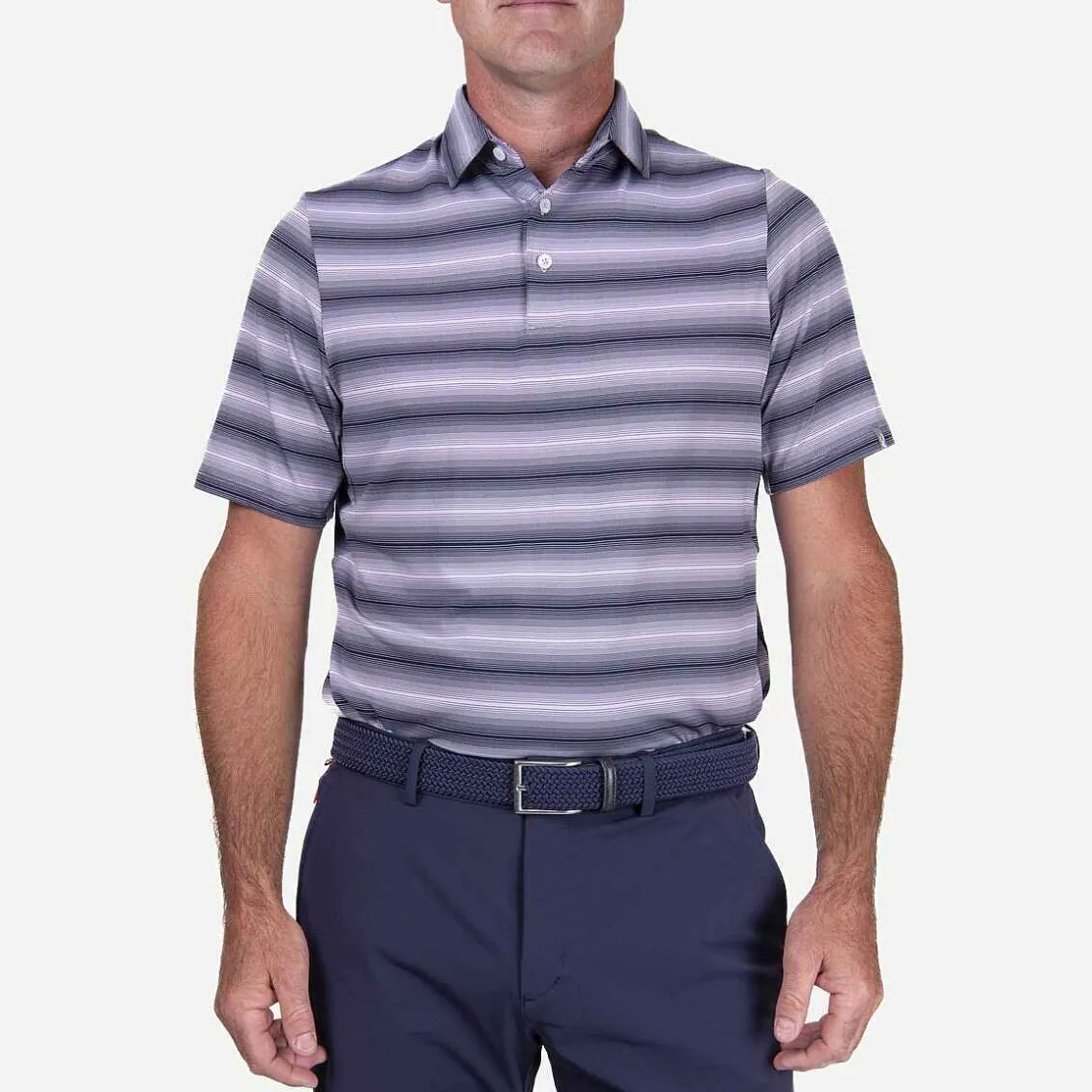 KJUS Men'S Horizon Polo S/S Wisteria/Atlanta Blue Online