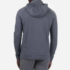 KJUS Men'S Inverness Hoodie Steel Blue/Steel Grey Fashion