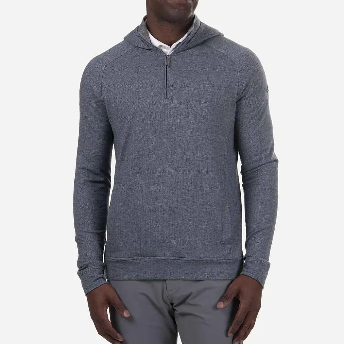 KJUS Men'S Inverness Hoodie Steel Blue/Steel Grey Fashion