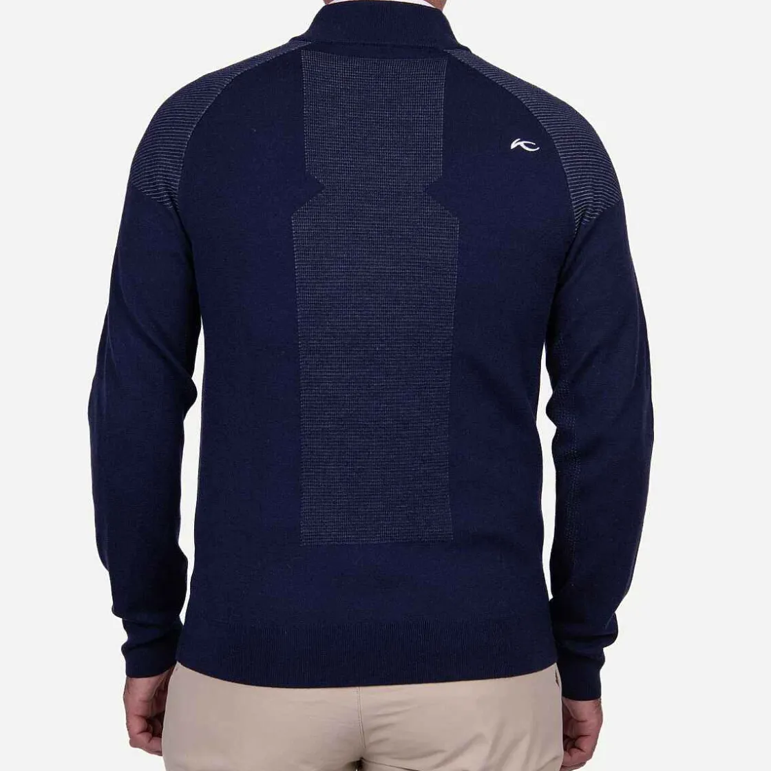 KJUS Men'S Kulm Half-Zip Atlanta Blue Melange Cheap