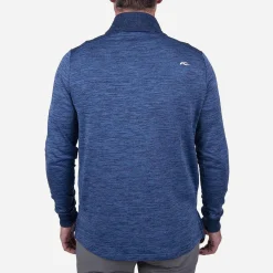 KJUS Men'S Liam Techwool Half-Zip Bright Blue Hot