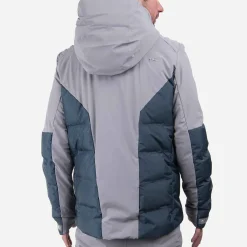 KJUS Men'S Pivot Jacket Pewter/Petrol Blue Sale