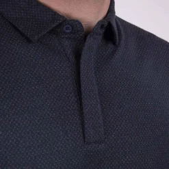 KJUS Men'S Sanford Polo S/S Atlanta Blue/Iron Clearance
