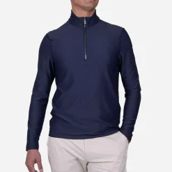 KJUS Men'S Seoul Midlayer Half-Zip Atlanta Blue Hot