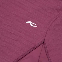 KJUS Women'S Avery Midlayer Half-Zip Red Plum Hot