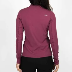 KJUS Women'S Avery Midlayer Half-Zip Red Plum Hot