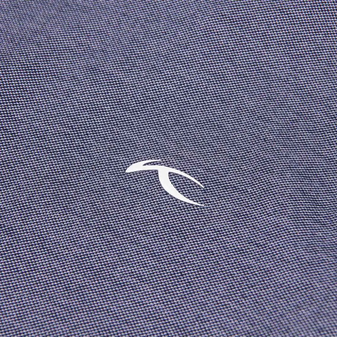 KJUS Women'S Bailey V-Neck Polo S/S Atlanta Blue New