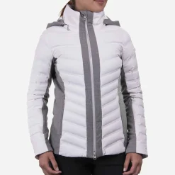 KJUS Women'S Cabox Jacket White/Alloy Cheap