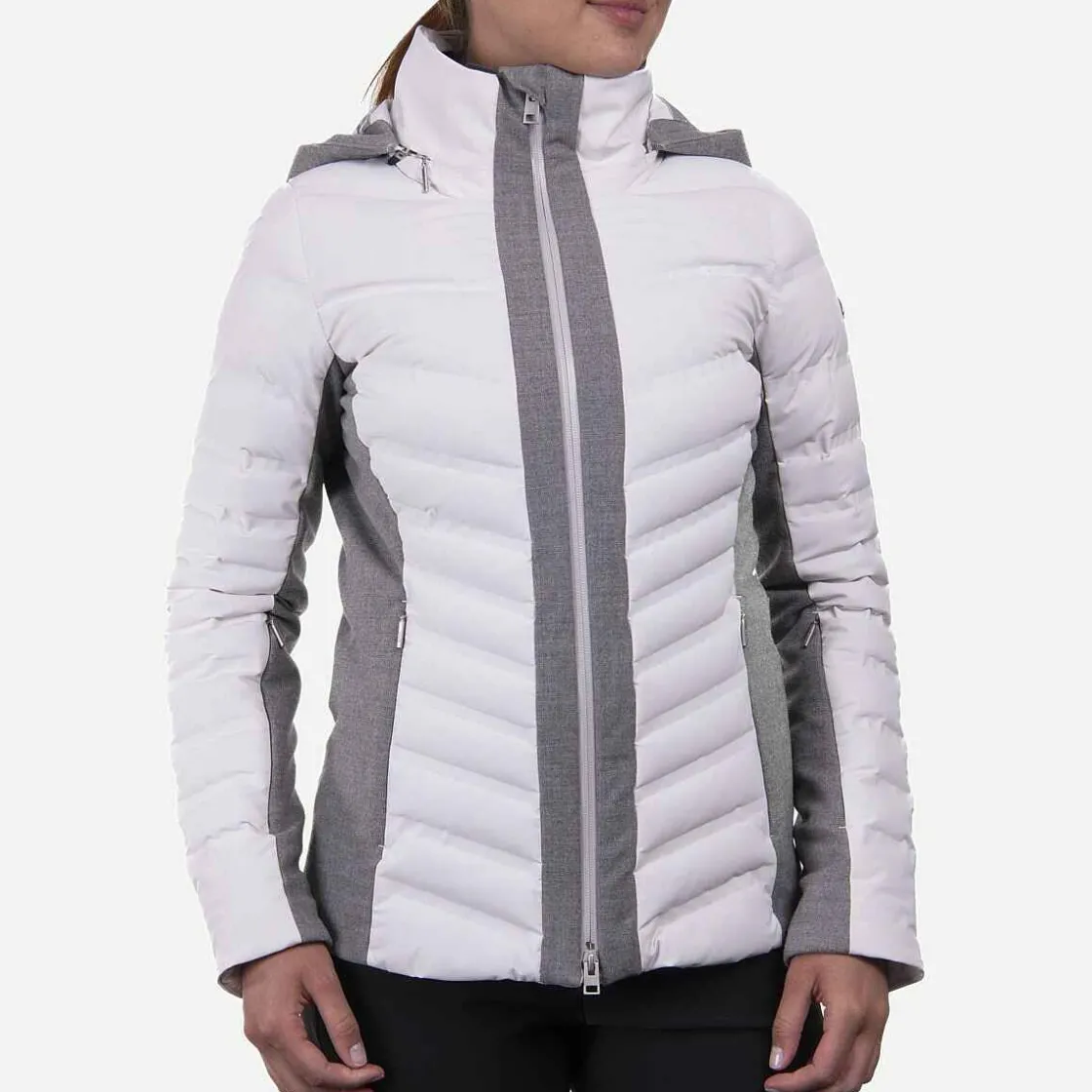 KJUS Women'S Cabox Jacket White/Alloy Cheap