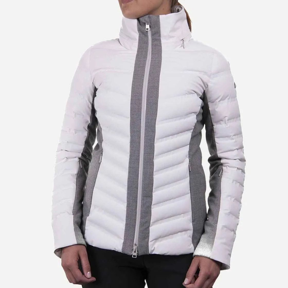 KJUS Women'S Cabox Jacket White/Alloy Cheap