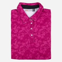 KJUS Women'S Enya Printed Polo S/S Cranberry Sale