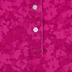 KJUS Women'S Enya Printed Polo S/S Cranberry Sale