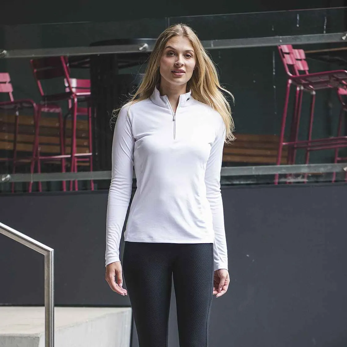 KJUS Women'S Kallena Half-Zip White Flash Sale