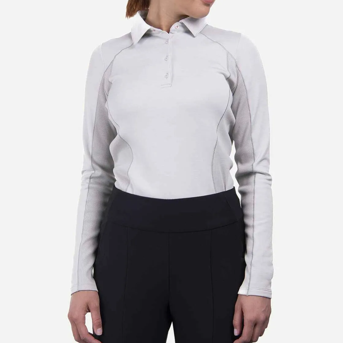KJUS Women'S Lara Polo L/S Alloy Flash Sale