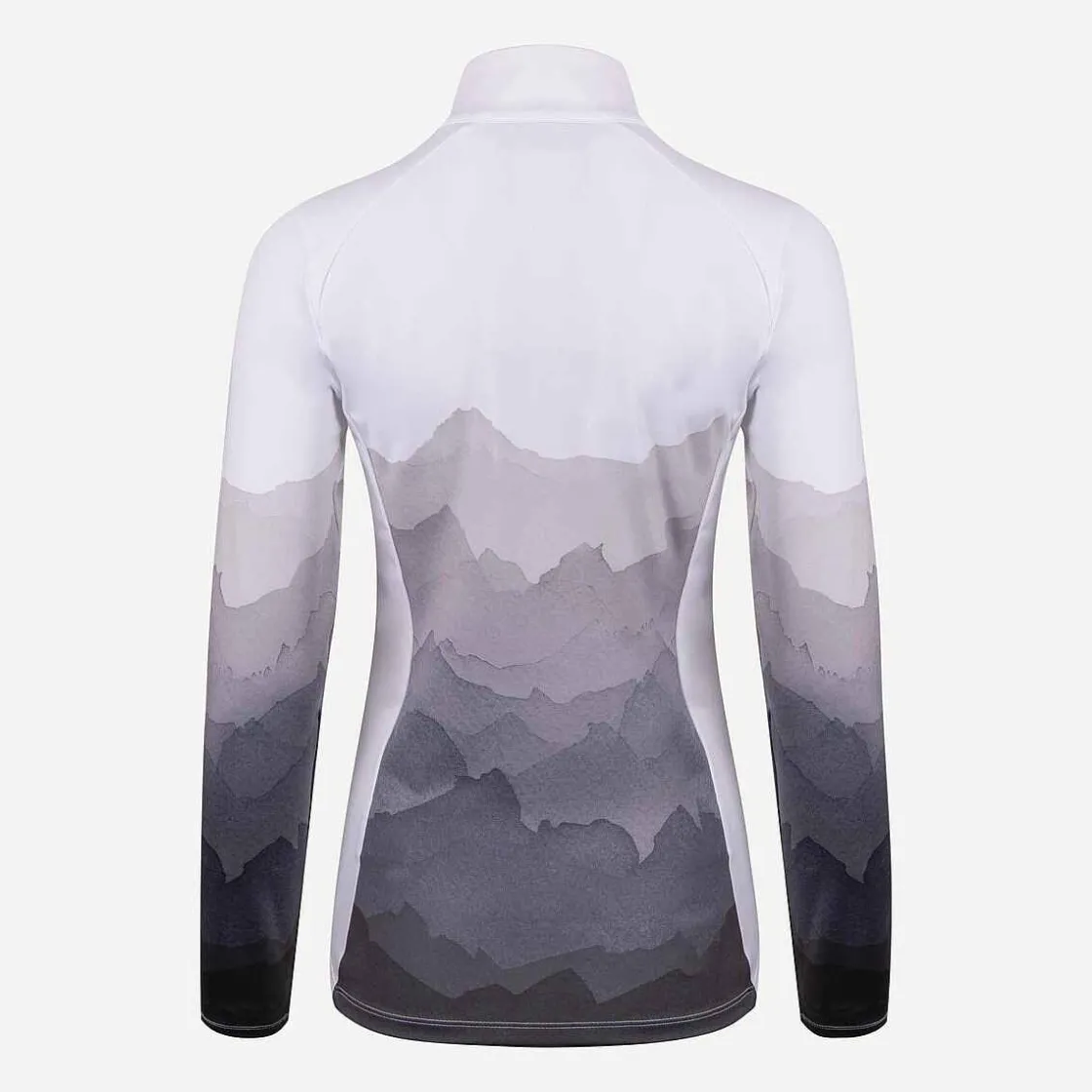 KJUS Women'S Motion Print Half-Zip White/Iron New