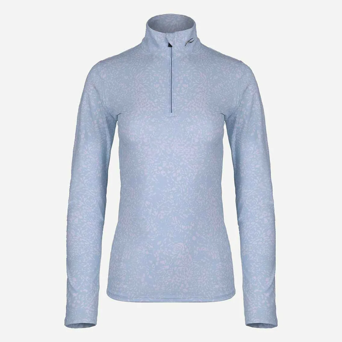 KJUS Women'S Motion Print Half-Zip White/Icy Blue Best Sale