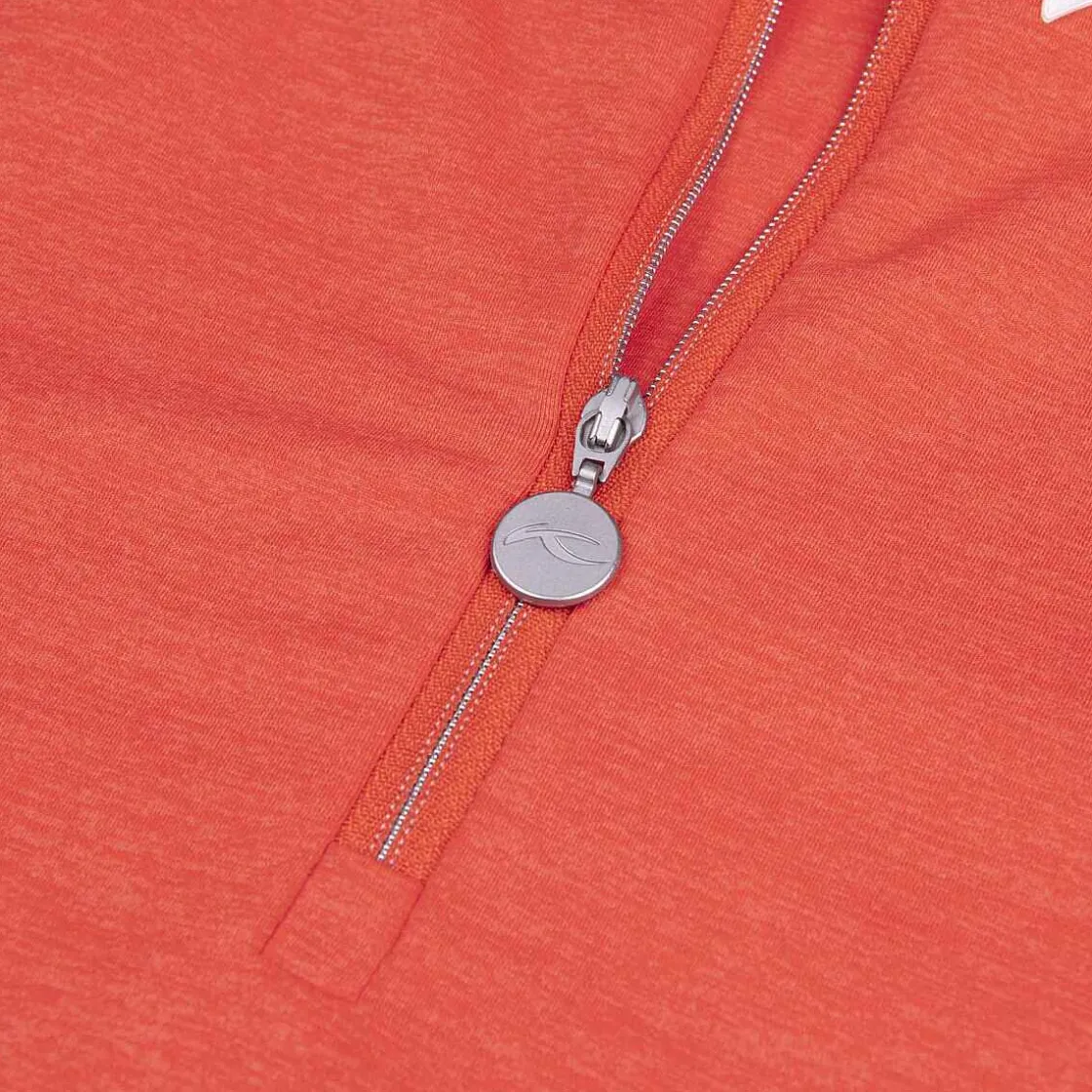 KJUS Women'S Nora Cooling Half-Zip Persimmon Outlet