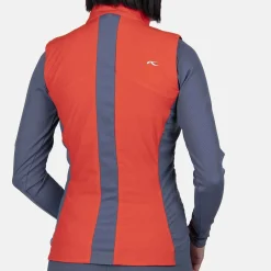 KJUS Women'S Radiation Vest Ii Persimmon/Steel Blue Flash Sale
