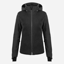 KJUS Women'S Smocked Luxe Jacket Black Outlet