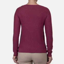 KJUS Women'S Surrey Sweater Red Plum Shop