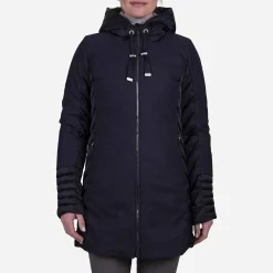 KJUS Women'S Verona Coat Deep Space Best Sale