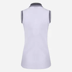 KJUS Women'S V-Neck Polo S/L White New